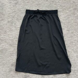 a new day Black Midi Skirt